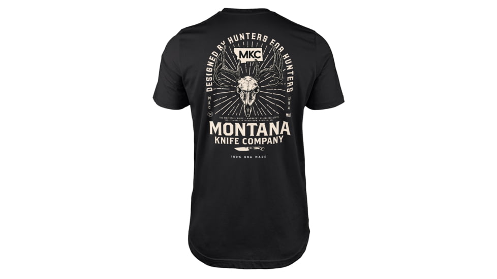 Montana Knife Company MKC Whitetail Tee - Men's, Black/Multi, Extra Large, MKC-000895