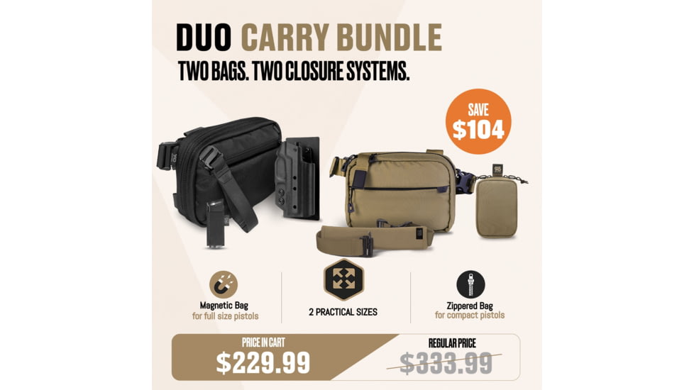 945 Industries Duo Carry Bundle, BNL-MG-BL-MAGH-QAPL-SND-SH-PDN-SND-POUCH-SND