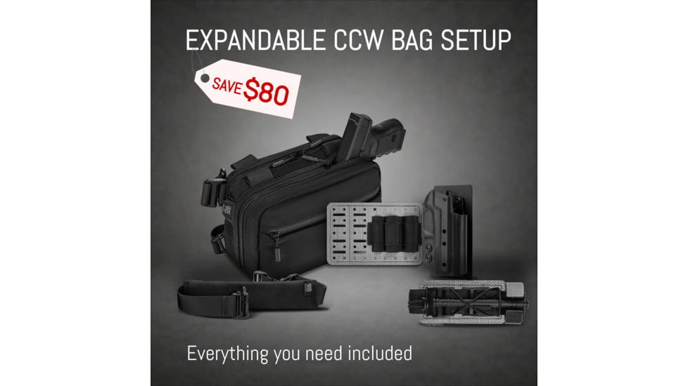 945 Industries Expandable CCW Bag Setup, BNL-MORPH-BN-ORG-T-L-TQ-PAD