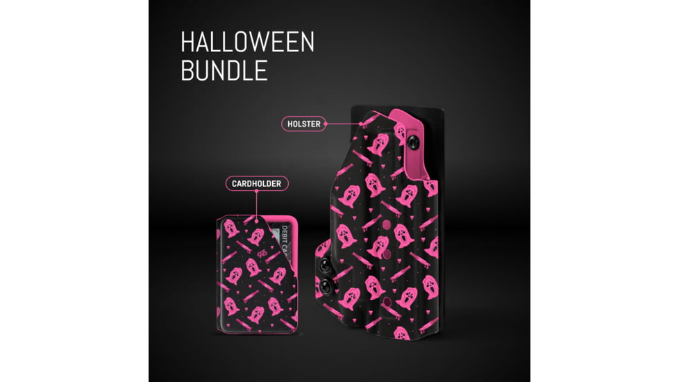 945 Industries Holster + Cardholder Pink Ghost, HOLSTER-CARDHOLDER-PINK-GHOST
