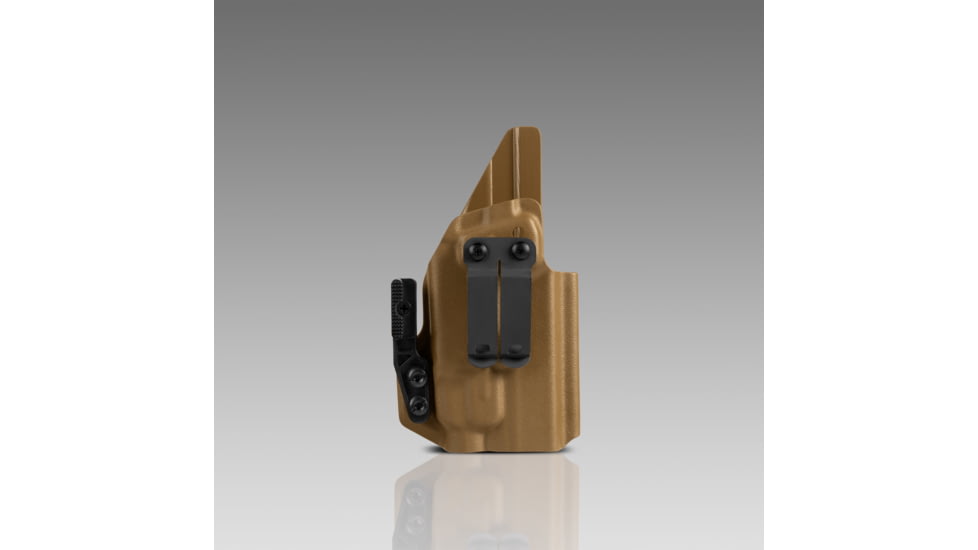 945 Industries KYDEX HOLSTER INSIDE THE WAISTBAND IWB LIGHT BEARING Coyote Brown, HOLSTER-KYDEX-IWB-LIGHTBEARING-COYOTEBROWN