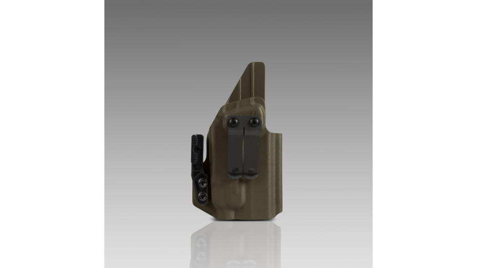 945 Industries KYDEX HOLSTER INSIDE THE WAISTBAND IWB LIGHT BEARING OD Green, HOLSTER-KYDEX-IWB-LIGHTBEARING-ODGREEN