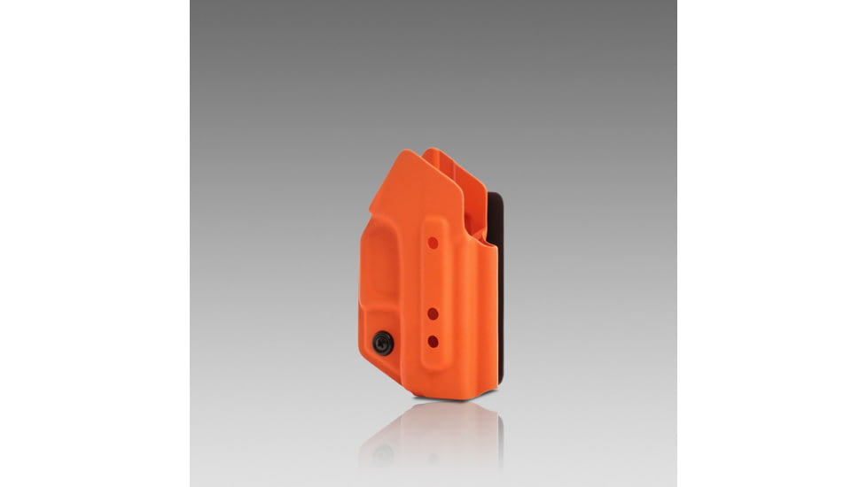 945 Industries KYDEX HOLSTER WITH VELCROR HOOK ATTACHMENT PANEL NO LIGHT/LASER HUNTER ORANGE, HOLSTER-KYDEX-VELCRO-NOLIGHT-HUNTERORANGE