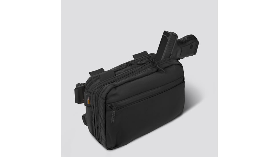 945 Industries MORPH "EXPANDABLE" CONCEALMENT BAG CORDURAR BLACK WITH KYDEX HOLSTER, BAG-MORPH-CORDURA-BLACK-XL-KYDEX-HOLSTER