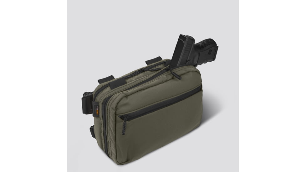 945 Industries MORPH "EXPANDABLE" CONCEALMENT BAG CORDURAR RANGER GREEN WITH KYDEX HOLSTER, BAG-MORPH-CORDURA-RANGER-GREEN-XL-KYDEX-HOLSTER-2