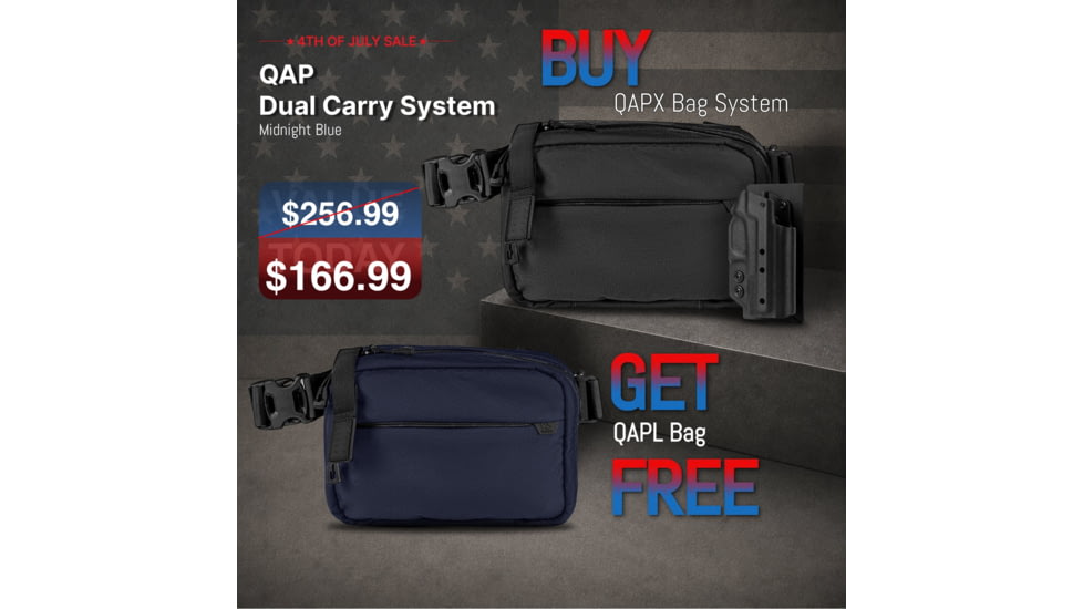 945 Industries QAP Dual Carry System Midnight Blue, BNL-QAPX-CD-BLK-QAPL-CD-MDB