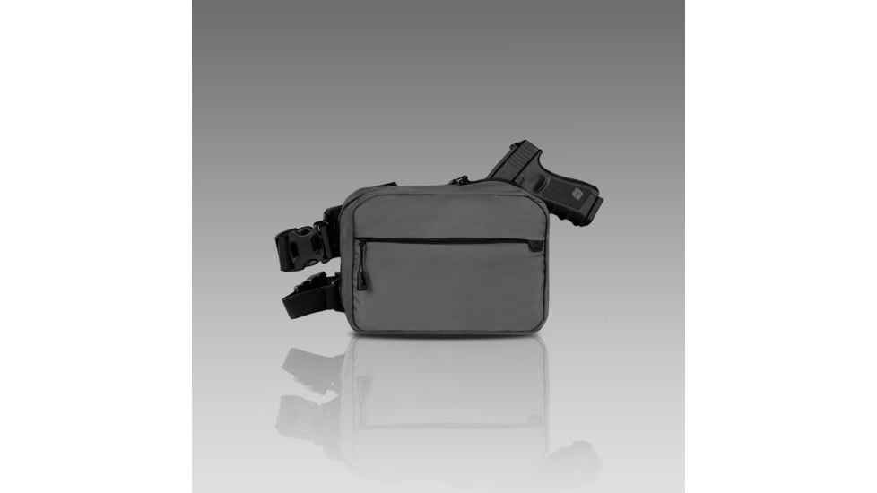 945 Industries QAPL CORDURAR CONCEALMENT BAG LARGE GUNMETAL GRAY, BAG-QAPL-GUNMETAL-GRAY