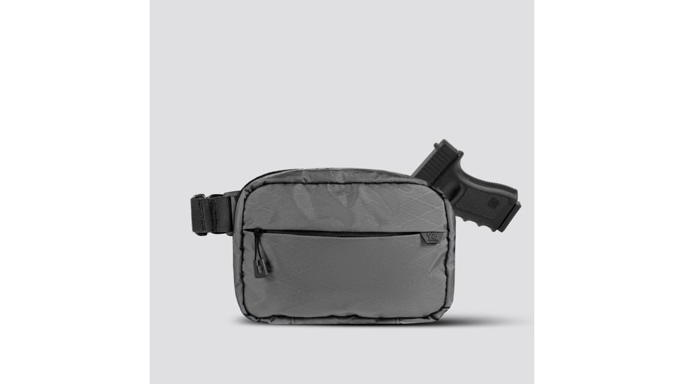 945 Industries QAPX LOW PROFILE X-PacR Slate Concealment Bag X-LARGE WITH KYDEX HOLSTER, BAG-SPIRE-XL-SLATE-HOLSTER