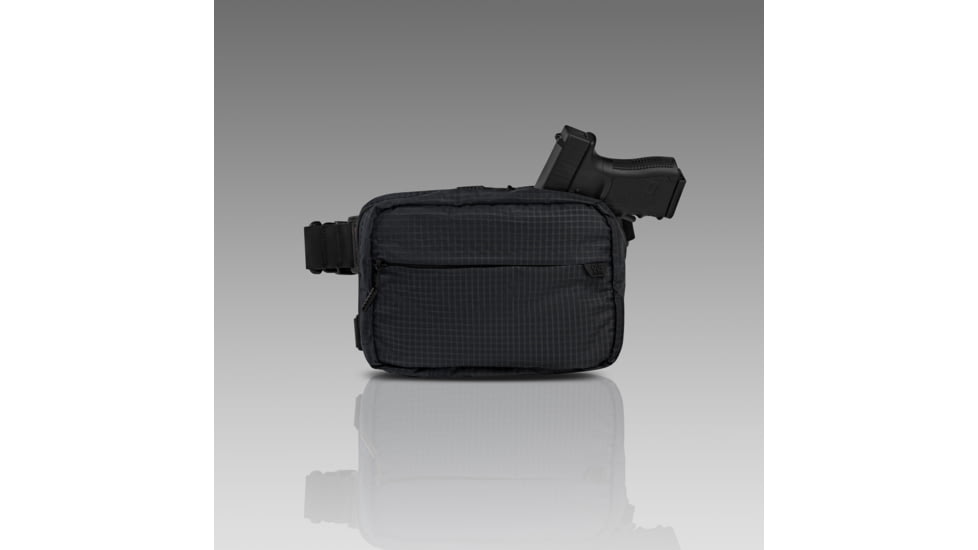 945 Industries SUMMIT XL UltraGridTM BlackOut Concealment Bag WITH KYDEX HOLSTER, BAG-SUMMIT-XL-BLACKOUT-HOLSTER
