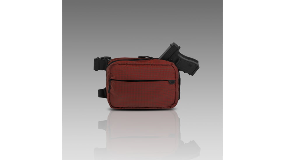 945 Industries SUMMIT XL UltraGridTM Dark Chili Concealment Bag WITH KYDEX HOLSTER, BAG-SUMMIT-XL-DARK-CHILI-HOLSTER