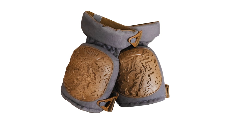Latitude Outdoors Knee Pads, Grey, One Pair, AX-LKP-GRY