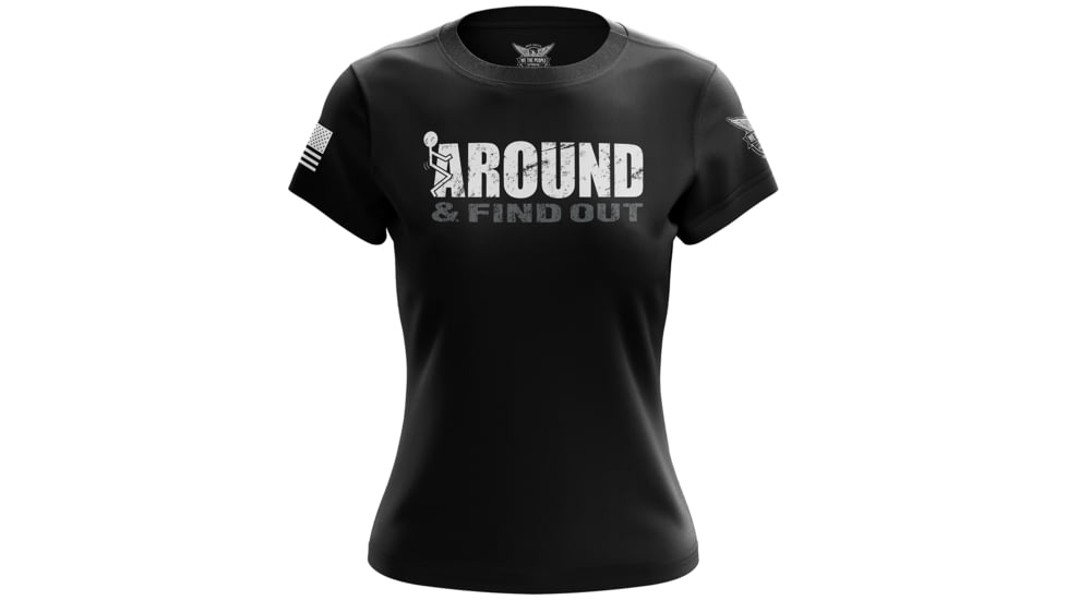 Wethepeopleholsters.Com F Around &amp; Find Out Womens Short Sleeve Shirt, f-around-find-out-womens-short-sleeve-shirt