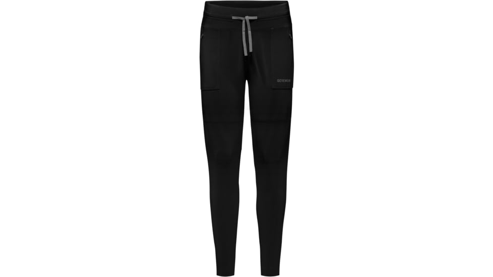 GOREWEAR Everyday Track Running Pants Womens in Black XL 16-18 Slim fit FD5C6FA2, 101097-9900-44