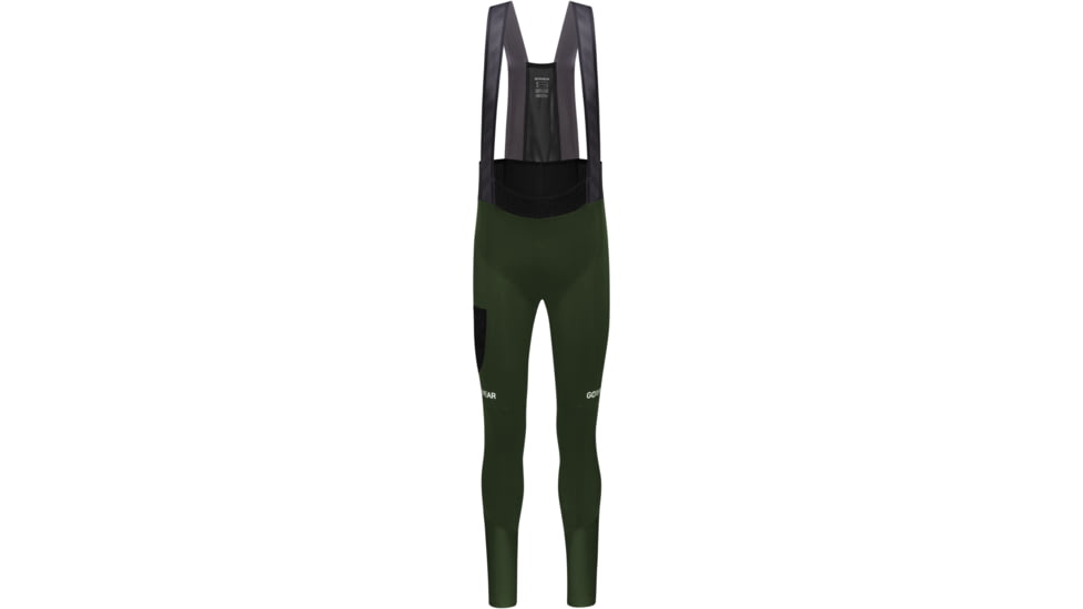 GOREWEAR SPINSHIFT Thermo Cycling Bib Tights+ Mens in Utility Green 2XL Form fit E9C37FB0, 101085-BH00-XXL