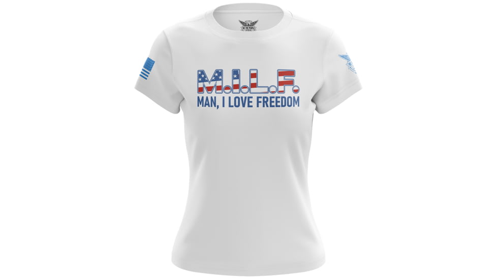We the People Holsters M.I.L.F. Womens Short Sleeve Shirt 63C3AFE5, 6726082134114