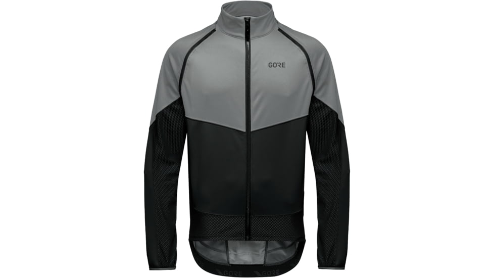 GOREWEAR Phantom Cycling Jacket Mens in Lab Gray/Black XL Slim fit Windproof E899B86E, 100645-BF99-XXL
