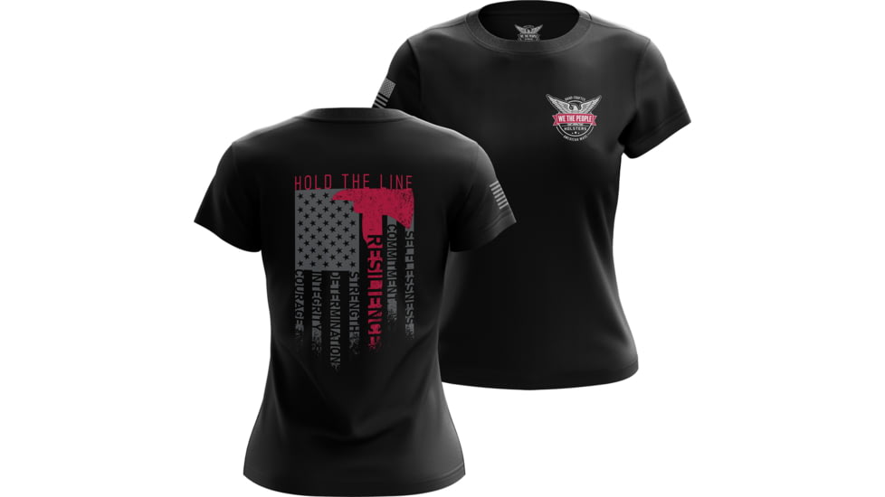 We the People Holsters Hold The Line - Fire Rescue Womens Short Sleeve Shirt 8DAEFA8E, 6774532145250
