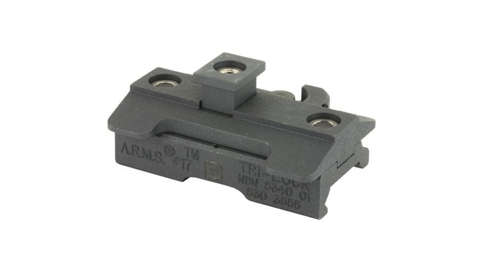 A.R.M.S., Inc. Harris Type Bipod Throw Lever Mount, Black, ARMS32BPADP