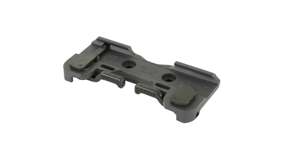 A.R.M.S., Inc. Low Dual Throw Lever Mount, Black, ARMS19LDACOG