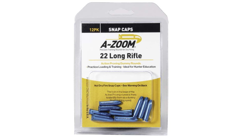A-Zoom 22 LR Action Proving Dummy Rounds 12 per Pack