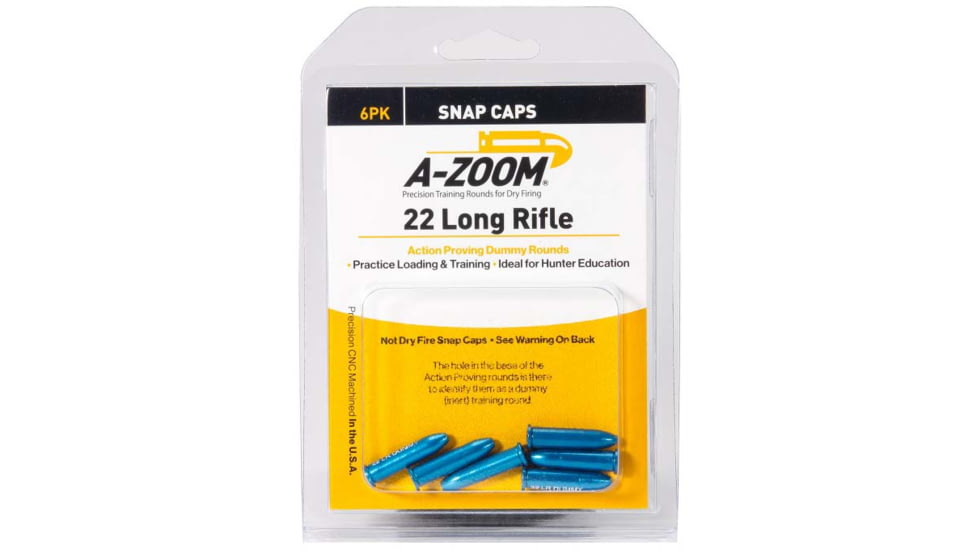 A-Zoom 22 LR Action Proving Dummy Rounds 6 per Pack