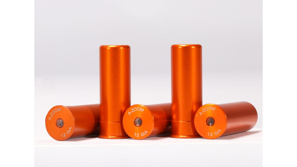 A-Zoom A-Zoom Gauge Snap Cap, 12 Gauge, 5 Rounds, Orange, 12611
