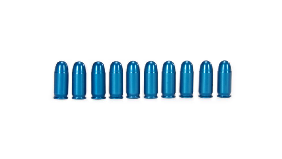 A-Zoom Centerfire Pistol Snap Caps, .380 ACP, 10-Pack, Blue, 15313