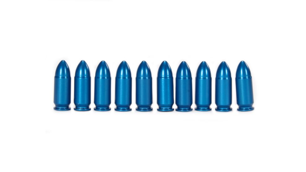 A-Zoom Centerfire Pistol Snap Caps, 9 mm, 10-Pack, Blue, 15316