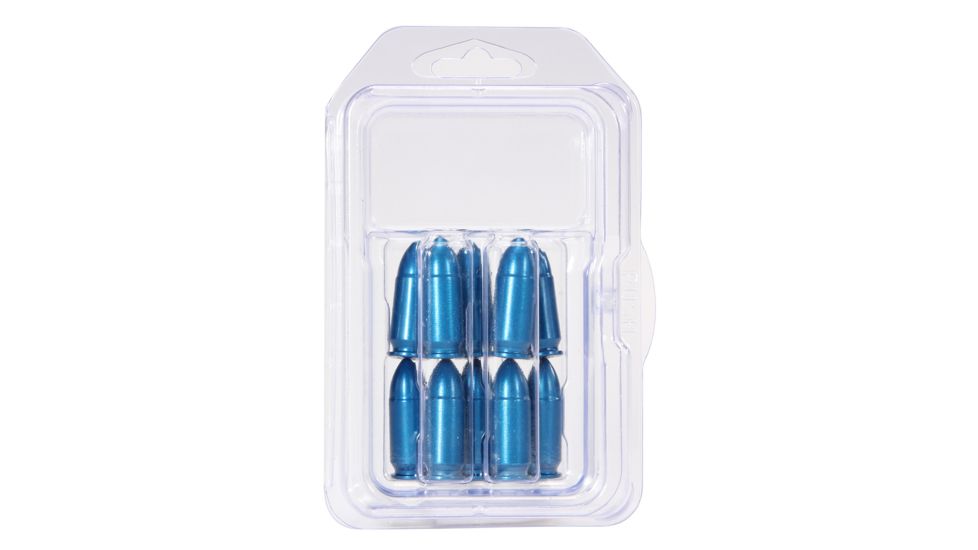 A-Zoom Centerfire Pistol Snap Caps, 9 mm, 10-Pack, Blue, 15316