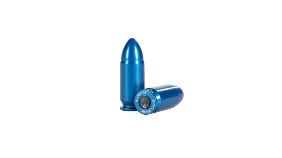 A-Zoom Centerfire Pistol Snap Caps, 9 mm, 10-Pack, Blue, 15316