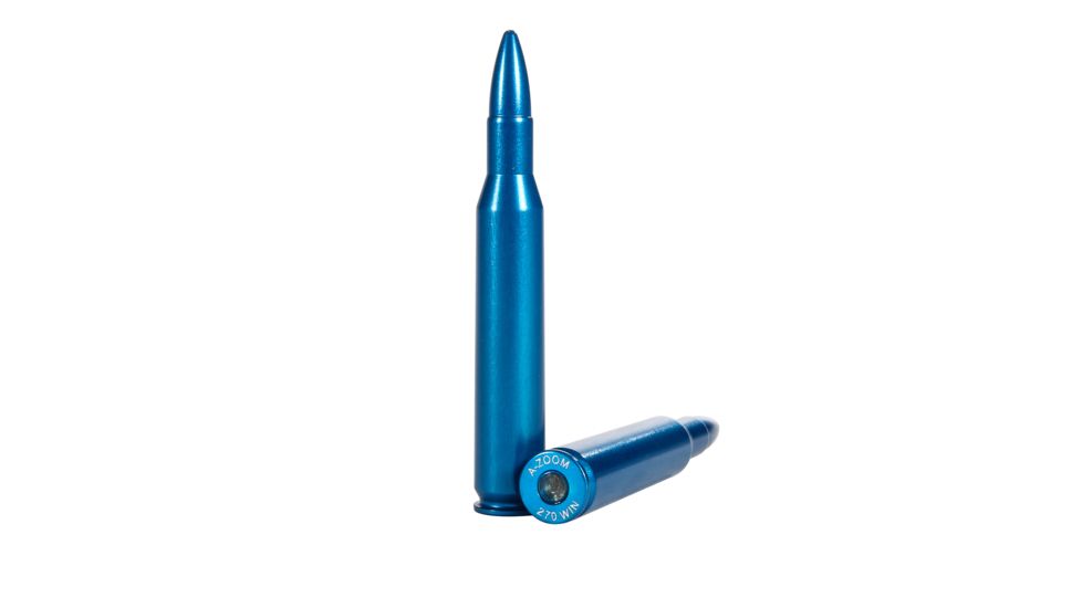 A-Zoom Centerfire Rifle Snap Caps, .270, 5-Pack, Blue, 12324