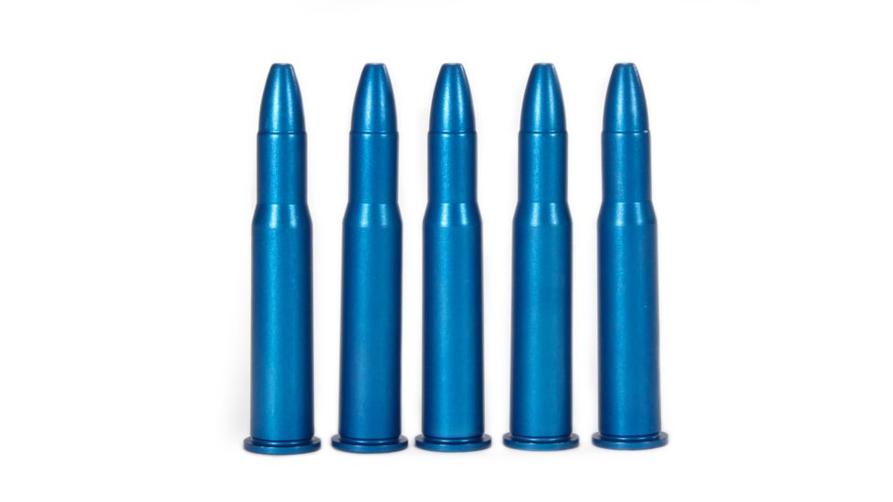 A-Zoom Centerfire Rifle Snap Caps, 30-30, 5-Pack, Blue, 12329