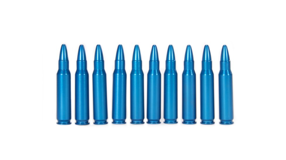 A-Zoom Centerfire Rifle Snap Caps, .308, 10-Pack, Blue, 12328