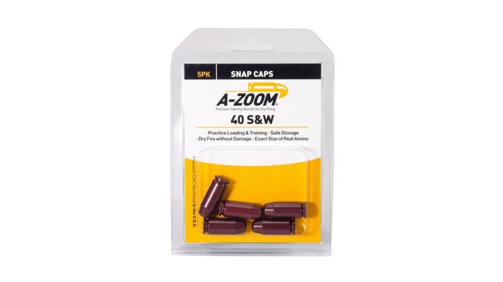 A-Zoom Precision Pistol Snap Caps 40 S &amp; W 5 per Pack
