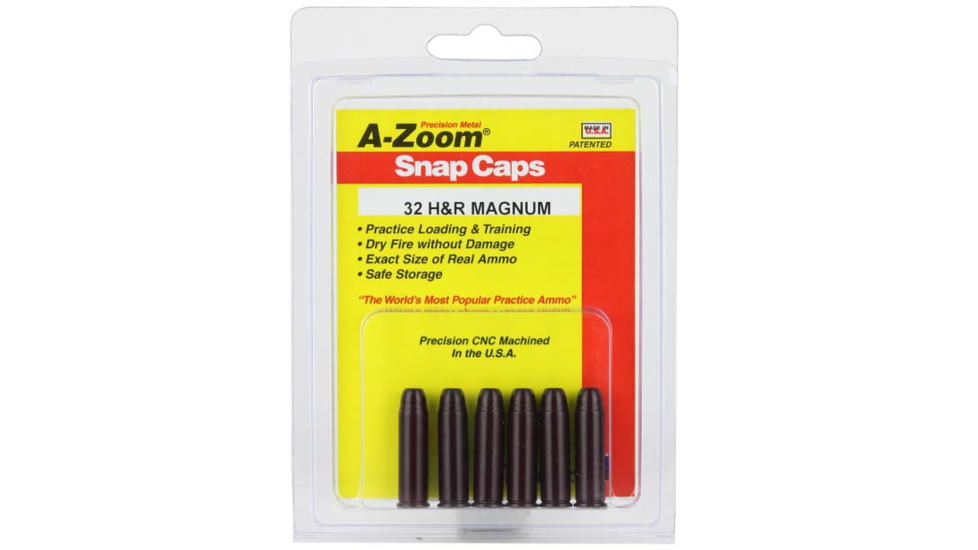 A-Zoom Revolver Snap Caps - 32 H &amp; R Mag - 6 per Pack
