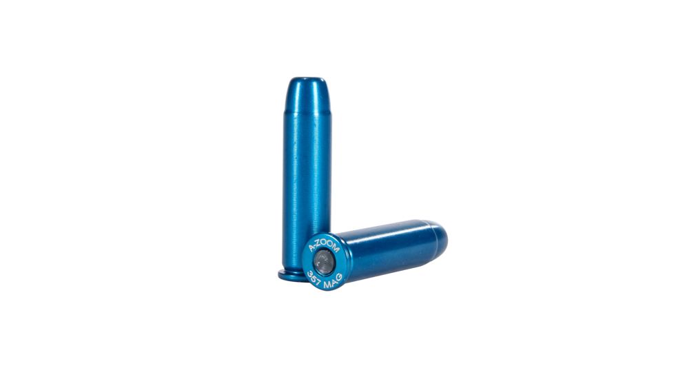 A-Zoom Revolver Snap Caps, .357 Mag, 12-Pack, Blue, 16319