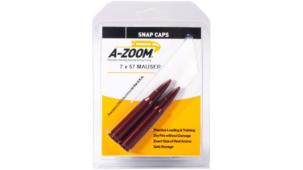 A-Zoom Rifle Snap Caps - 7 x 57 Mauser - 2 Per Pack