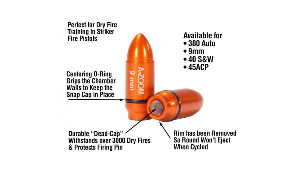 A-Zoom StrikerCap, 9mm, 3 Pack, 17102