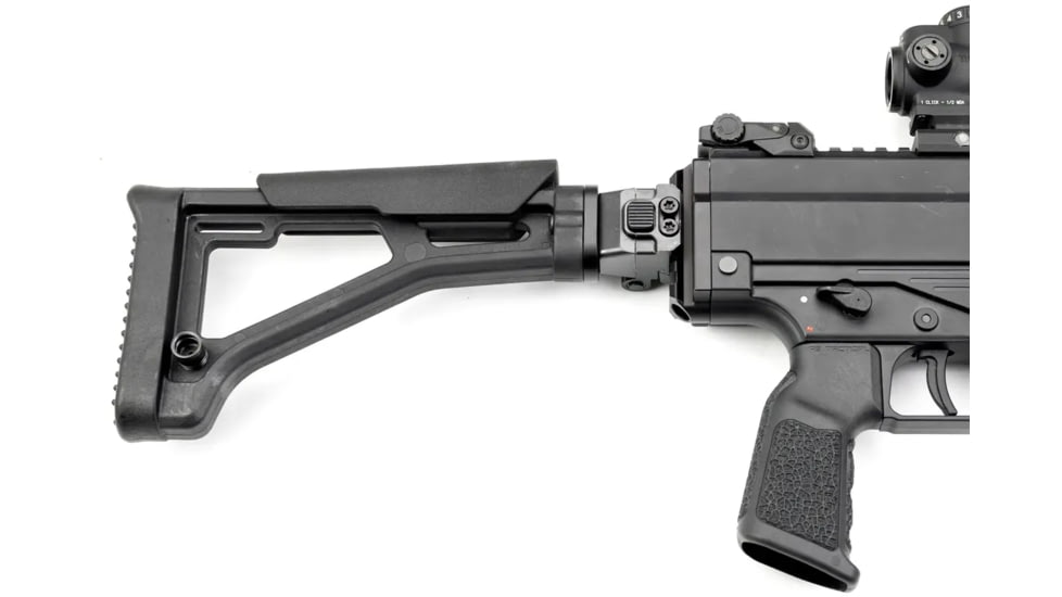 A3 Industries 1913 Folding Polymer Stocks w/Riser, Black, 8.50in, PFS-8.5-R