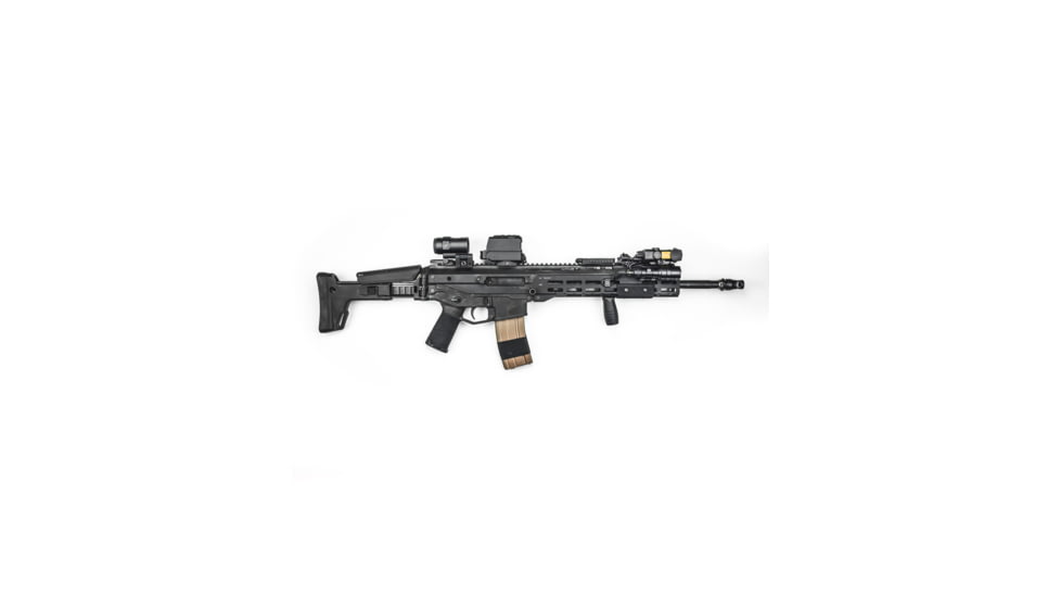 A3 Industries +10 Degree Picatinny Mini Modular Vertical Foregrip - 2in Grooved Grip