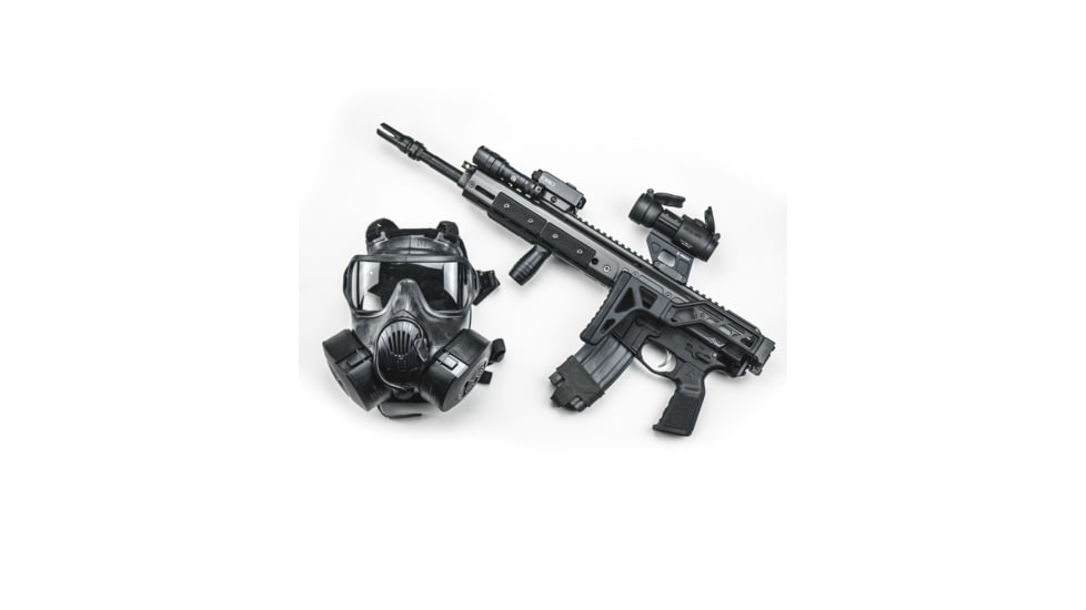 A3 Industries +10 Degree Picatinny Mini Modular Vertical Foregrip - 2in Grooved Grip