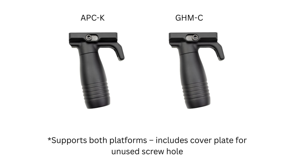 A3 Industries B&amp;T GHM-C&amp;APC-K Modular Aluminum Base 2in Grooved Vertical Front Grip