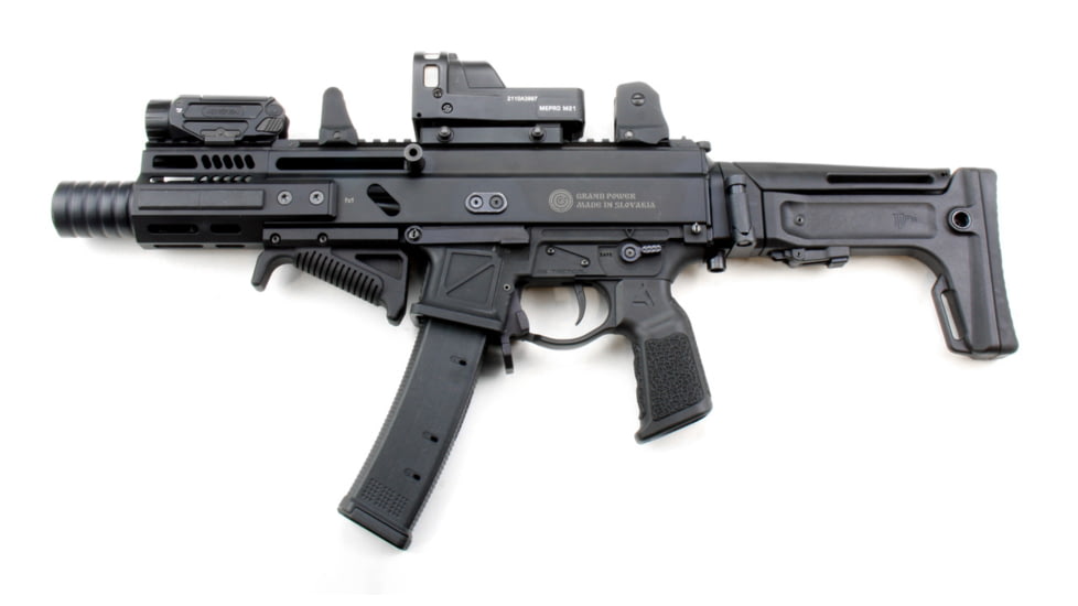 A3 Industries Hda3 Hybrid Polymer Grand Power Stribog, Folding Rifle Stock