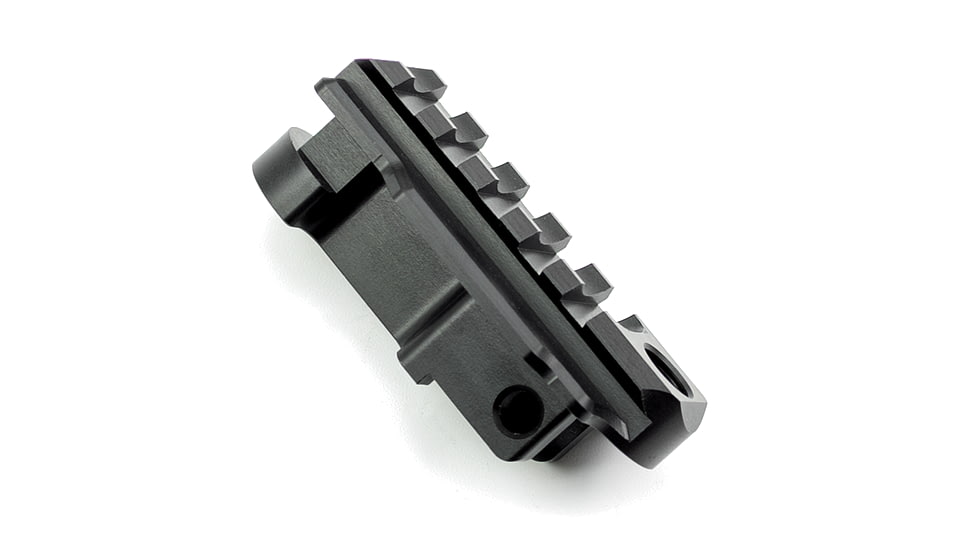 A3 Industries Rear Stock Adapter for Grand Power Stribog, 6061 T6 Aluminum, Picatinny, Black, RSA011
