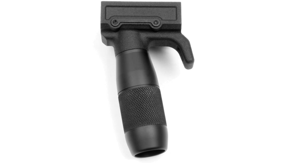 A3 Industries 10 B&amp;T USW Modular Vertical Foregrip, 100 Degrees, Picatinny, w/ Handstop, 3.00in KnurledGrip, Polymer Base, Black, VFG-175