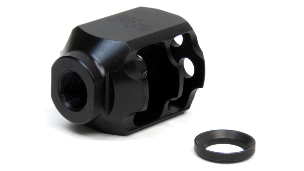A3 Industries 1/2-28 Thread Wraith Muzzle Brake, 4140 Steel, MB-1001-12