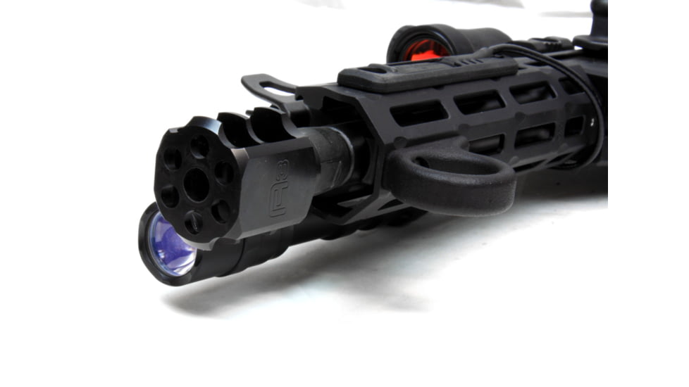 A3 Industries 1/2-28 Thread Wraith Muzzle Brake, 4140 Steel, MB-1001-12