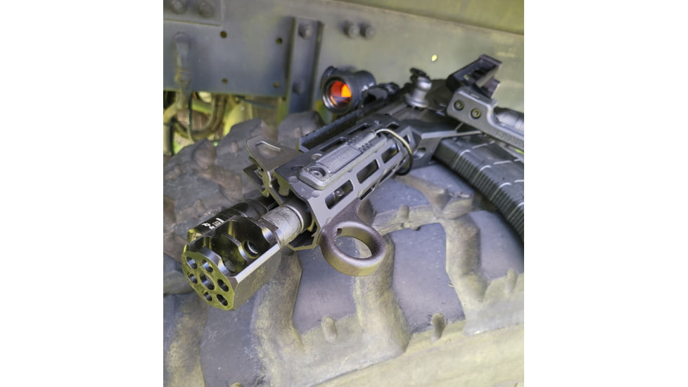 A3 Industries 1/2-28 Thread Wraith Muzzle Brake, 4140 Steel, MB-1001-12