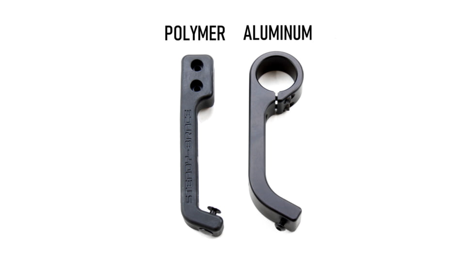 A3 Industries Adjustable Length Modular Folding Brace, Aluminum Steady, Offset Extension, Black, 6-1/8in-9-1/2in, ALMB-OFF-ASB