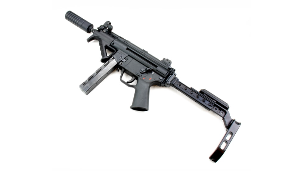 A3 Industries Adjustable Length Modular Folding Brace, Aluminum Steady, Offset Extension, Black, 6-1/8in-9-1/2in, ALMB-OFF-ASB